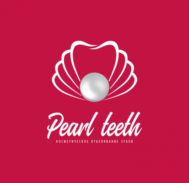 Логотип Pearl teeth: Косметическое отбеливание зубов в Югорске