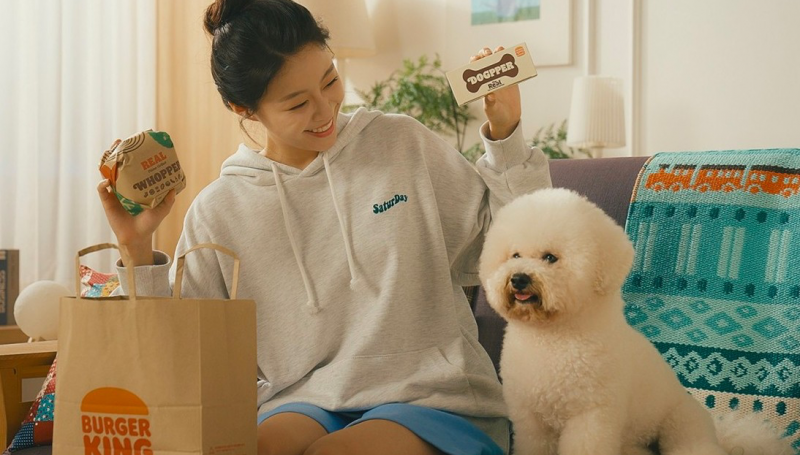 Burger King запустил в Южной Корее меню для собак