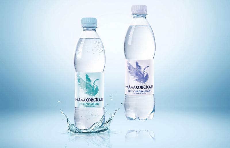 Getbrand разработал новый дизайн упаковки для воды "Малаховская"