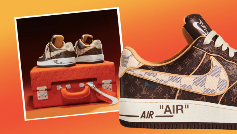 Nike и Louis Vuitton выставили на аукцион кроссовки в чемодане